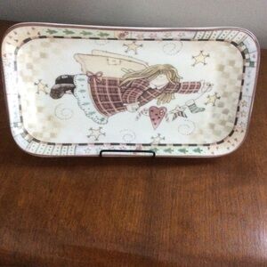 Vintage Angel Tray-Ceramic